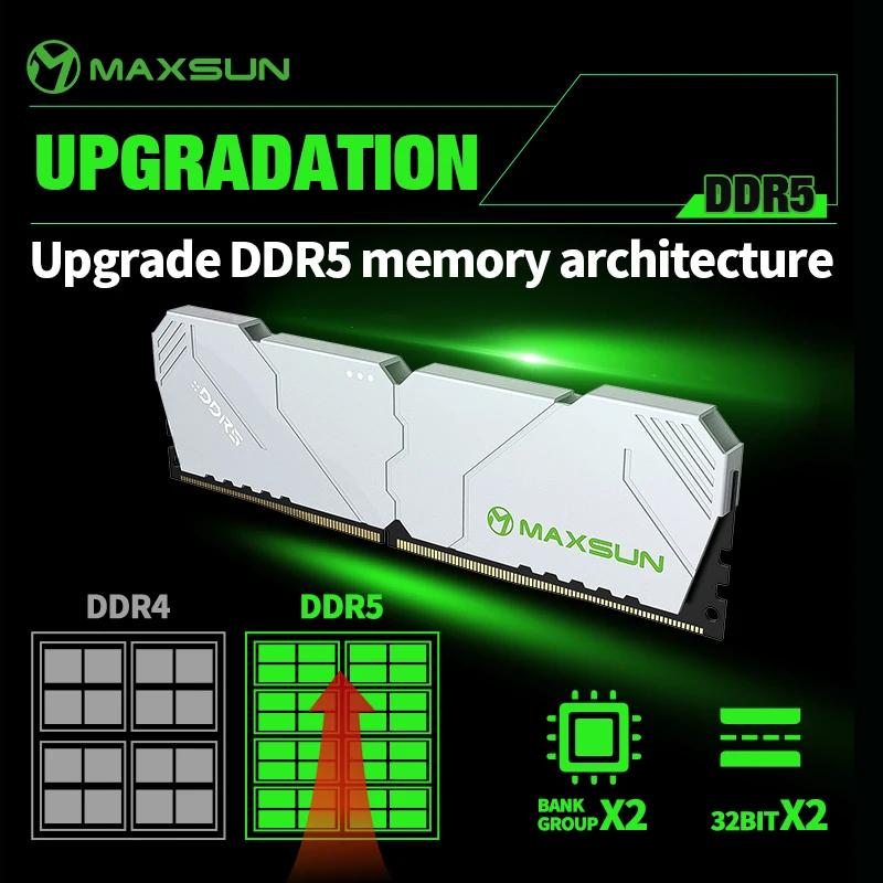 MAXSUN Heatsink Memoria RAM DD - Ddr5 32Gb 评论和价格