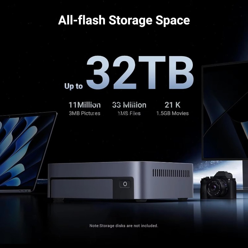 NASync DXP480T Plus 4 Bay All  - Ddr5 8Gb 评论和价格