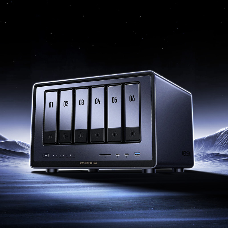 DXP6800 Pro 6-Bay Desktop NAS, - Ddr5 8Gb 评论和价格