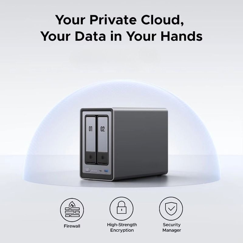 DXP2800 2 Bay Desktop NAS N100 - Ddr5 8Gb 评论和价格