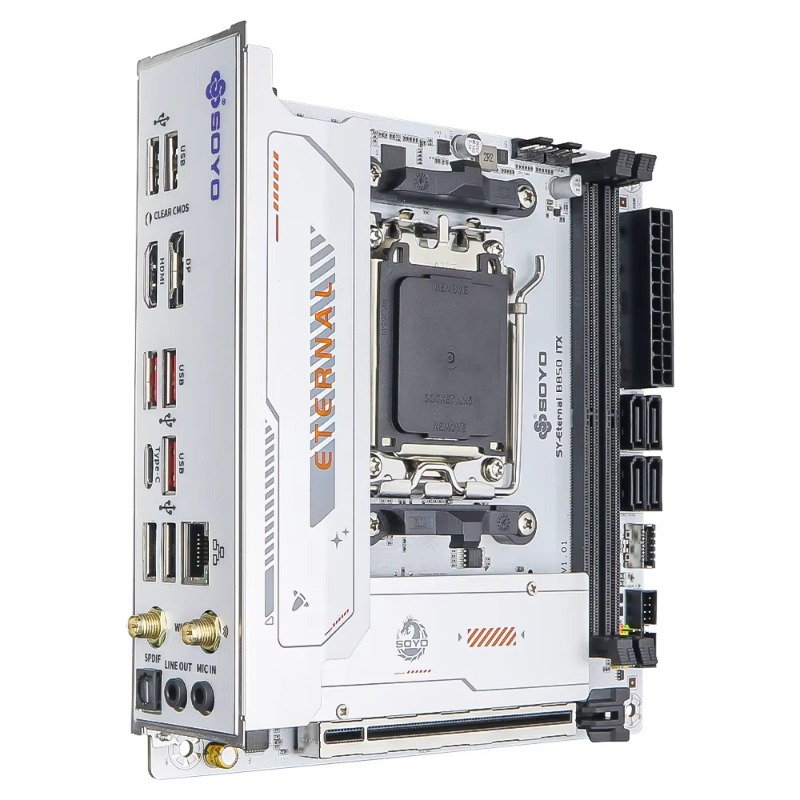 SY- B850ITX  WIFI6 AMD Motherb - Ddr5 64Gb 评论和价格